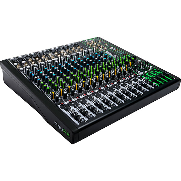 Mackie ProFX16v3 16 Channel Mixer Compact USB Mixers with Effects (Pro FX 16V3 ProFx16 ProFX 16 v3)