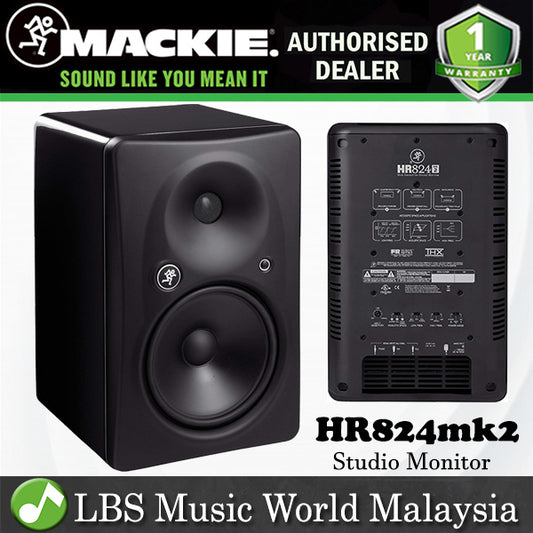 Mackie HR824mk2 8.75" Powered Studio Monitor Speaker Mark 2 (HR824 HR 824)