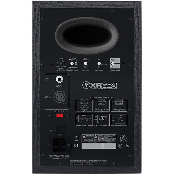 Mackie XR624 6.5" Powered Studio Monitor Speaker Personal Speaker (XR 624)