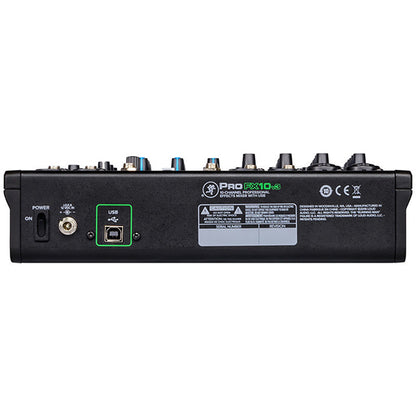 Mackie ProFX10v3 10 Channel Mixer Compact USB Mixers with Effects (Pro FX 10V3 ProFx10 ProFX 10 v3)