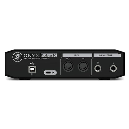 Mackie Onyx Producer 2-2 USB Audio Interface 2 in 2 out Mac & PC
