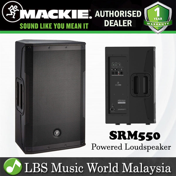 Mackie SRM550 1600W 12" Power Speaker Powered Loudspeaker (SRM 550)