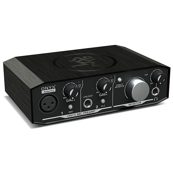 Mackie Onyx Artist 1-2 USB Studio Audio Interface 2 in 2 out Mac & PC