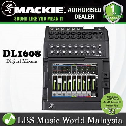 [Discontinued] Mackie DL1608 16 Channel Digital Mixer iPad-controlled (DL 1608)