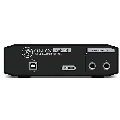 Mackie Onyx Artist 1-2 USB Studio Audio Interface 2 in 2 out Mac & PC