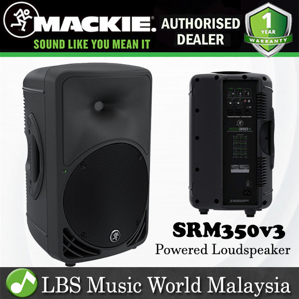 Mackie SRM350v3 1000W 10" Power Speaker Powered Loudspeaker (SRM350 SRM 350)