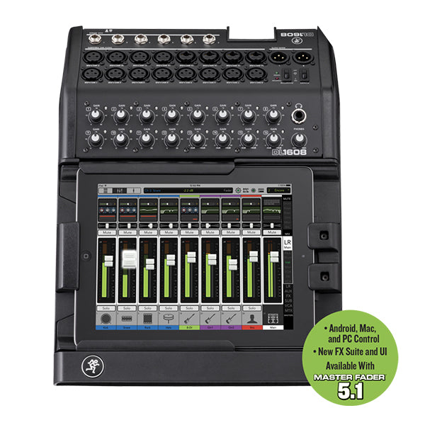 [Discontinued] Mackie DL1608 16 Channel Digital Mixer iPad-controlled (DL 1608)