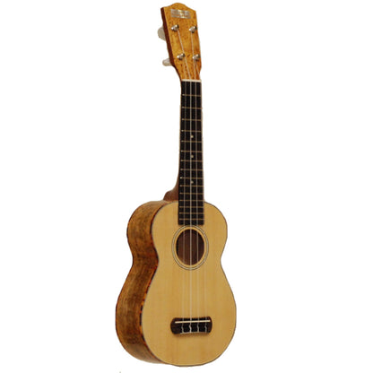 MAKAI LK-60M Limited Solid Spruce Marblewood Soprano Ukulele (LK60M)