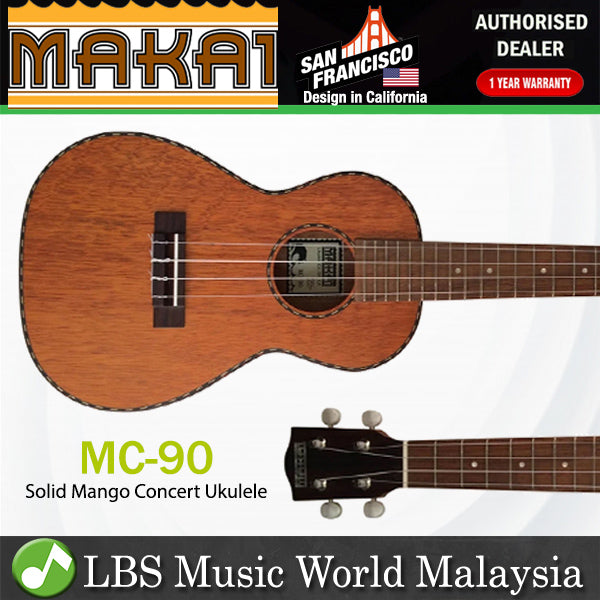 MAKAI MC-90 Solid Mango Series Concert Ukulele (MC90)