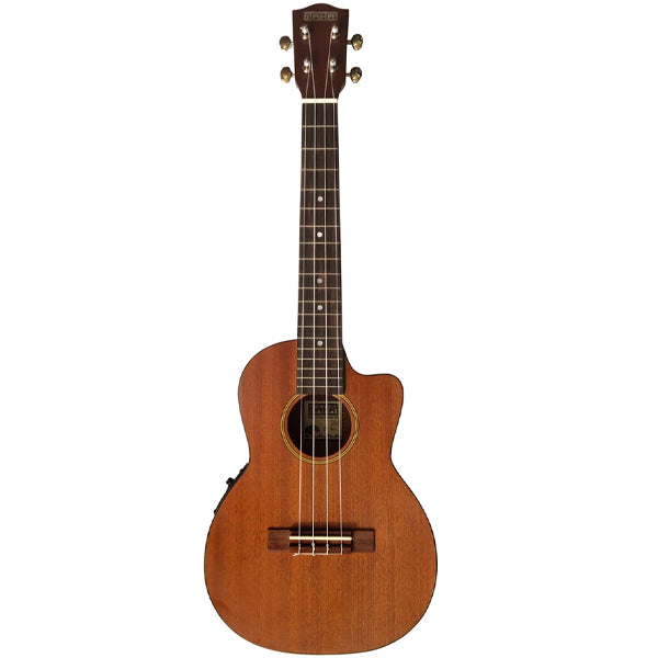 MAKAI TK-65 Mahogany Tenor Cutaway Electric Ukulele with Pickup (TK65)