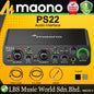 Maono PS22 Audio Interface for Recording Music Production and Guitar Audio Mixer