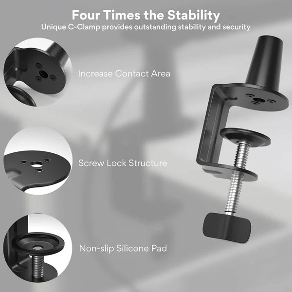 Maono BA92 Adjustable Rotatable Microphone Suspension Boom Arm Stand (BA 92)