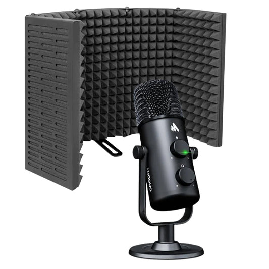 Maono AU-903 + AU-S05 USB Cardioid Condenser Microphone Omni Mic With Isolation Shield (AU903 AUS05)