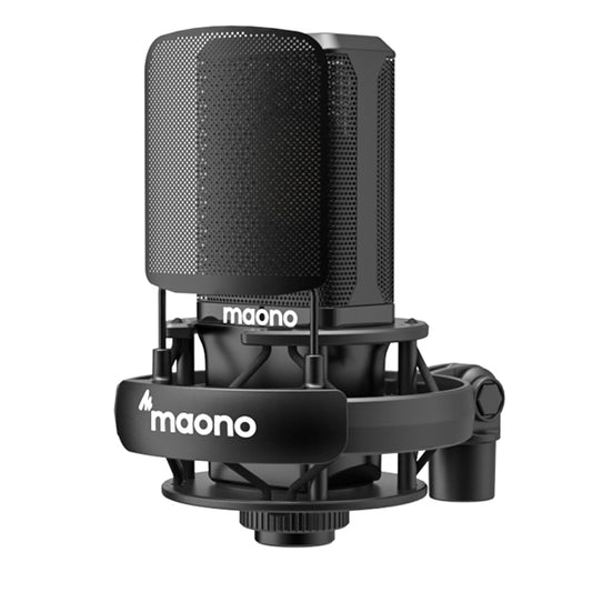 Maono PM500-HC Closed Back Dynamic Mic Large Diaphragm Condenser Microphone with Hardcase (PM500 HC)