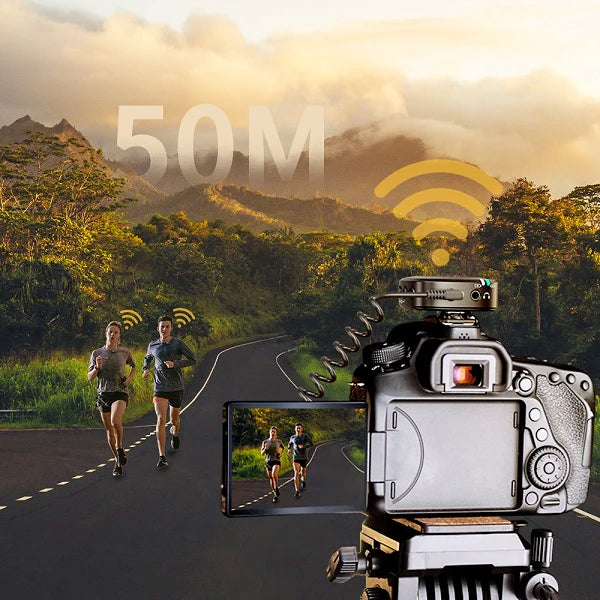 Maono AU-WM820 A1 Compact Wireless Microphone Kit System Built in Omnidirectional Mic (WM820)