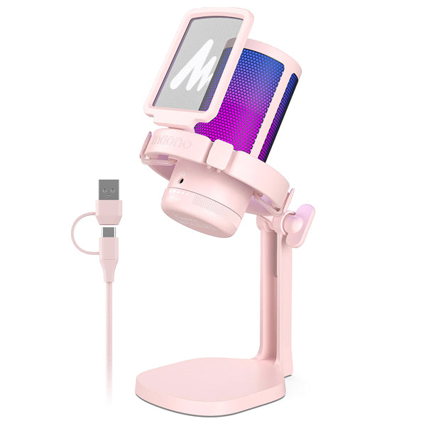 Maono DGM20 GamerWave Condenser Mic USB Gaming Microphone with ENC Tech and RGB