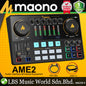 Maono Maonocaster AME2 Audio Interface and Podcast Mixer Built in Preamp (E2 AME2 Gen2)