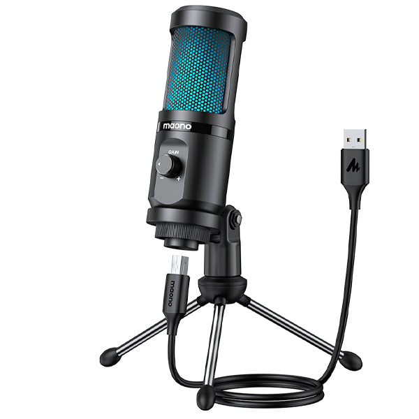 [Discontinued] Maono AU-PM461TR RGB USB Microphone Cardioid Condenser Mic (PM461TR)