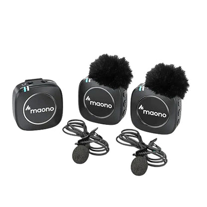 Maono AU-WM820 A2 Compact Wireless Microphone Kit System Built in Omnidirectional Mic (WM820)