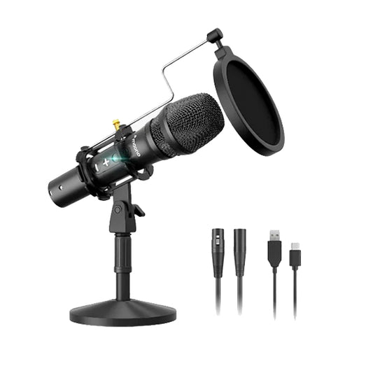 Maono HD300T USB or XLR Dynamic Cardioid Mic Broadcast Microphone (HD300 T)