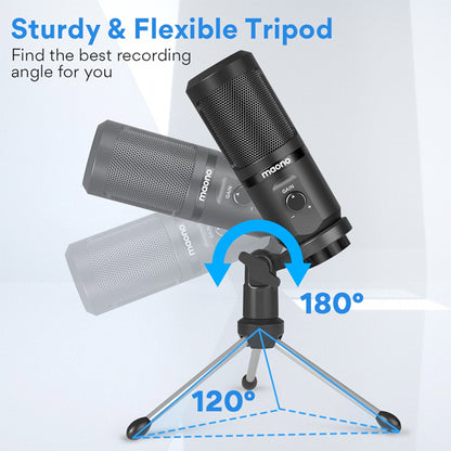 [Discontinued] Maono AU-PM461TR RGB USB Microphone Cardioid Condenser Mic (PM461TR)