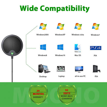 Maono BM10 USB Conference Microphone Omnidirectional Condenser Mic