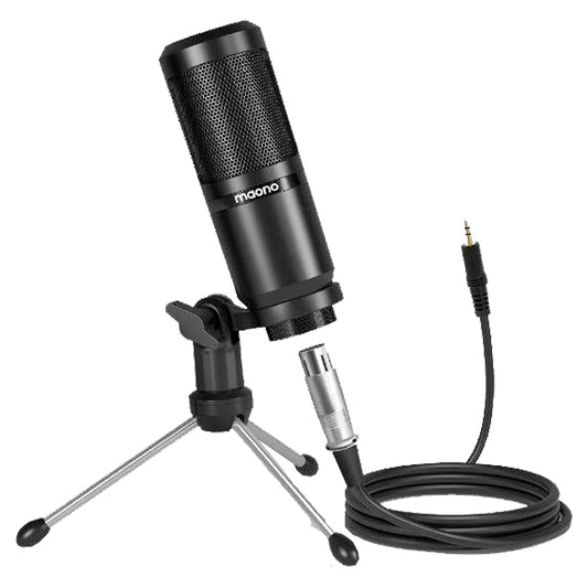 Maono AU-360TR Condenser Cardioid Mic Podcast USB Microphone Kit (360TR)