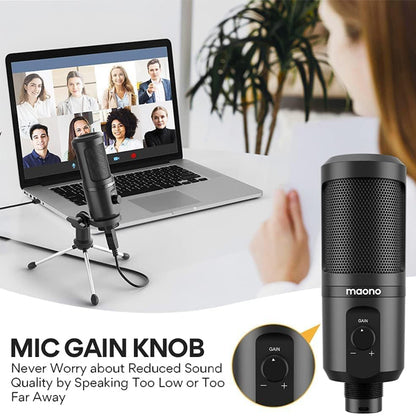 [Discontinued] Maono PM461TR USB Gaming Mic Podcasting Cardiod Condenser Microphone