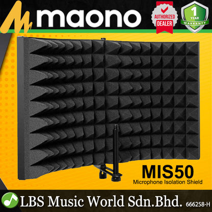 Maono AU-MIS50 Microphone Isolation Shield Panel Sound Absorbing (AU MIS50)
