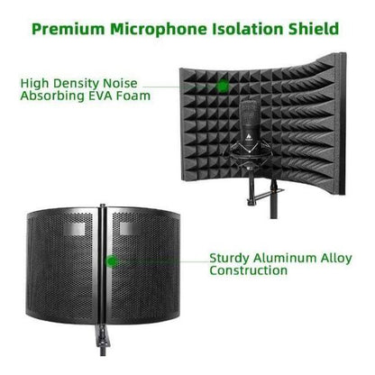 Maono AU-MIS50 Microphone Isolation Shield Panel Sound Absorbing (AU MIS50)
