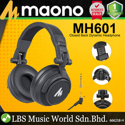 Maono MH601 Ultra Light PC Closed Back Dynamic Studio Headphone Gaming Headset