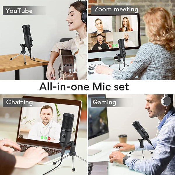 [Discontinued] Maono PM461TR USB Gaming Mic Podcasting Cardiod Condenser Microphone