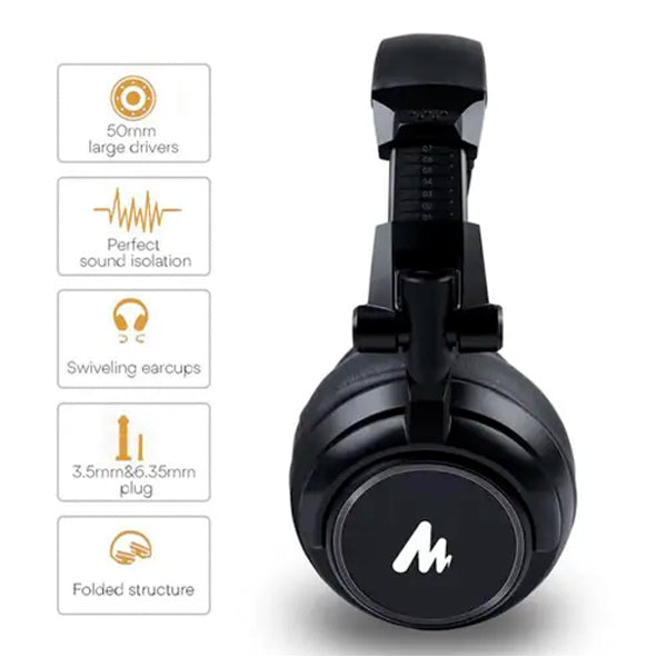 Maono MH601 Ultra Light PC Closed Back Dynamic Studio Headphone Gaming Headset