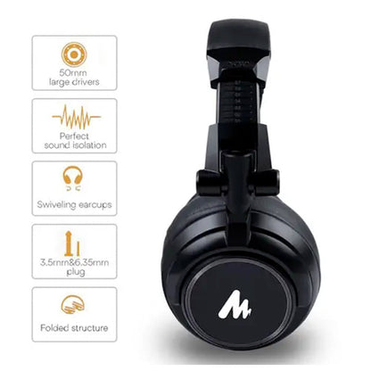 Maono MH601 Ultra Light PC Closed Back Dynamic Studio Headphone Gaming Headset