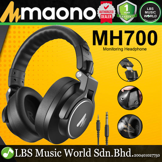 Maono MH700 Closed-Back High Fidelity Sound Monitoring Headphone