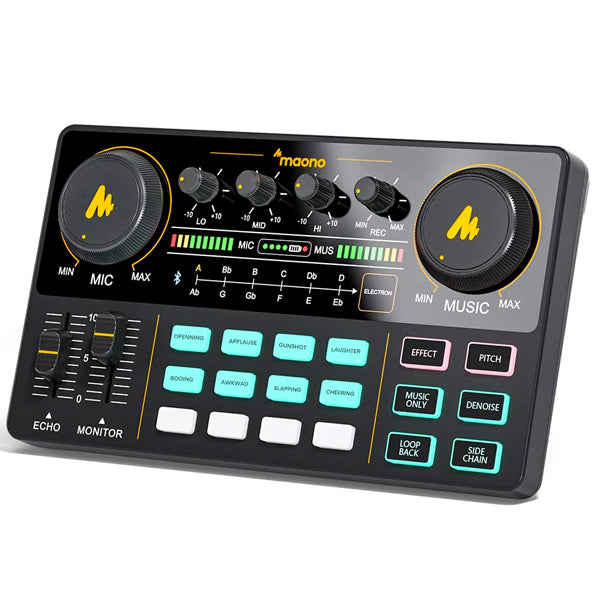 Maono AM200S1 Maonocaster Lite AM200 Podcast Equipment Bundle with Microphone (AM200 S1)