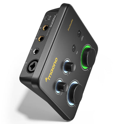 Maono PS22 Lite USB Audio Interface Portable Studio Recording for PC & Mobile