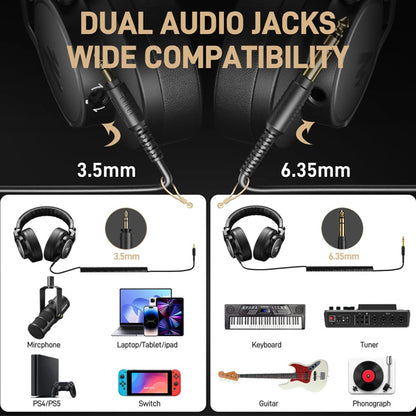 Maono MH700 Closed-Back High Fidelity Sound Monitoring Headphone