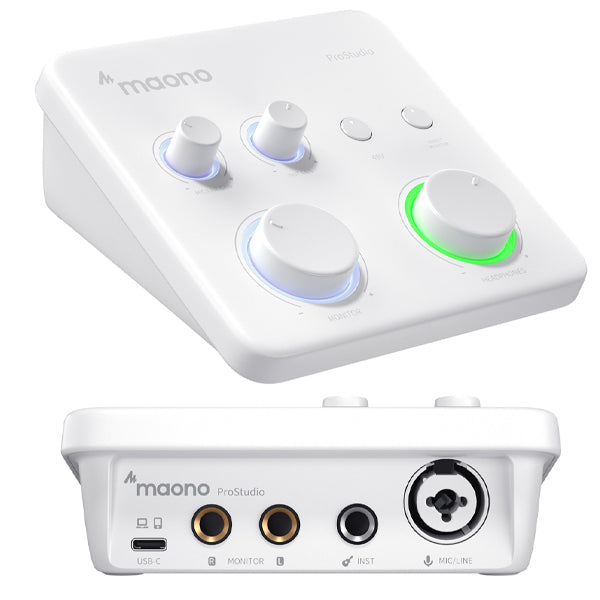 Maono PS22 Lite USB Audio Interface Portable Studio Recording for PC & Mobile
