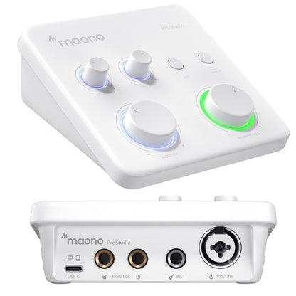 Maono PS22 Lite USB Audio Interface Portable Studio Recording for PC & Mobile