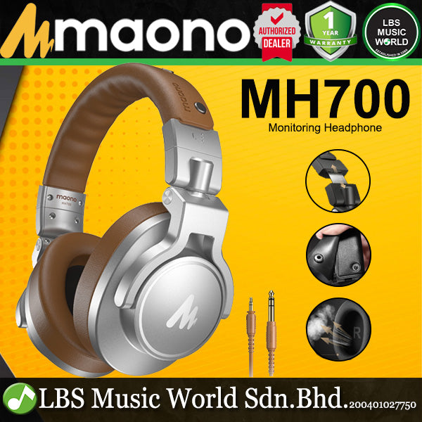 Maono MH700 Closed-Back High Fidelity Sound Monitoring Headphone