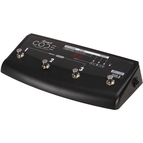 Marshall PEDL-91009 4 Way Footswitch for CODE Amplifiers  with Preset Recall and LED Readout (PEDL91009)