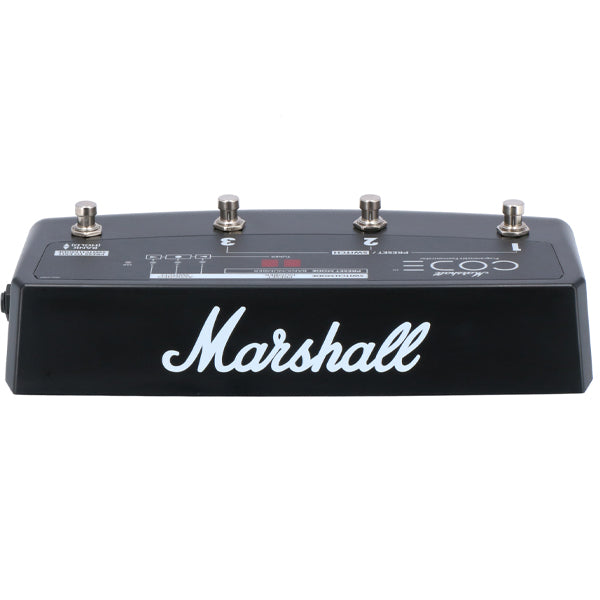 Marshall PEDL-91009 4 Way Footswitch for CODE Amplifiers  with Preset Recall and LED Readout (PEDL91009)