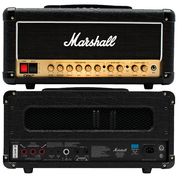 Marshall DSL20HR 20 Watt 2 Channel Tube Head Guitar Speaker Amplifier with Amp Effect (DSL20 HR)
