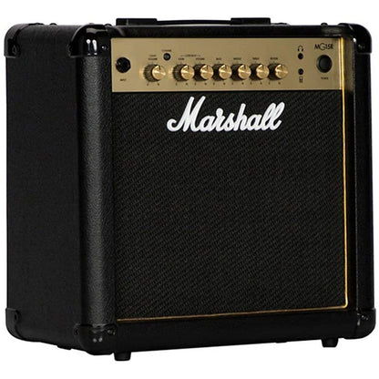 Marshall MG15GR 15 Watt 1 X 8" Electric Guitar Combo Speaker Amplifier with Reverb Amp (MG15R)