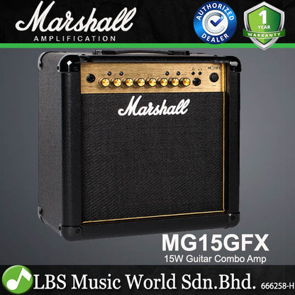 Marshall MG15GFX 15W Electric Guitar Amp Combo Amplifier With Effect (MG15G MG15)