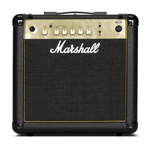 Marshall MG15G Gold Series 15W Electric Guitar Amp Combo Amplifier (MG15GR MG15GFX)