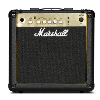Marshall MG15G Gold Series 15W Electric Guitar Amp Combo Amplifier (MG15GR MG15GFX)