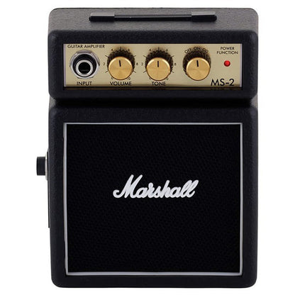 Marshall MS2 1 Watt Electric Guitar Micro Amp Speaker Battery Powered Amplifier Black (MS-2 / MS 2)