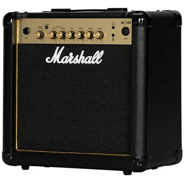 Marshall MG15G Gold Series 15W Electric Guitar Amp Combo Amplifier (MG15GR MG15GFX)